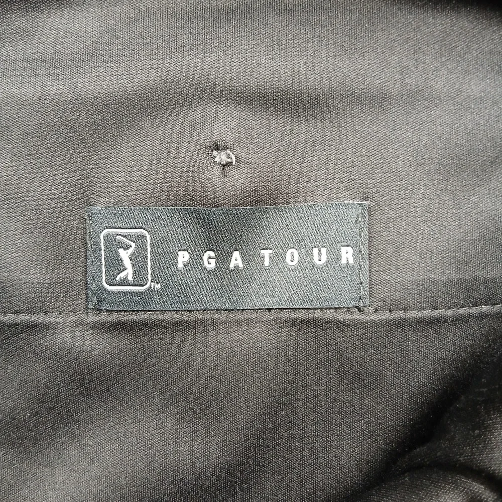PGA Tour Men's Golf Shorts Size 34‎ Grey Heathered Performance Active EUC